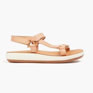 Ancient Greek Poria Natural Leather Comfort Sandals